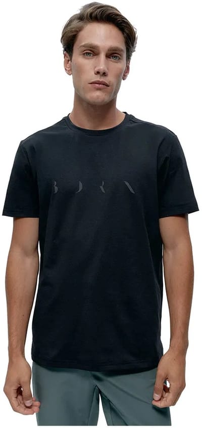 Born Living Yoga Melville T-shirt Met Korte Mouwen Zwart S Man