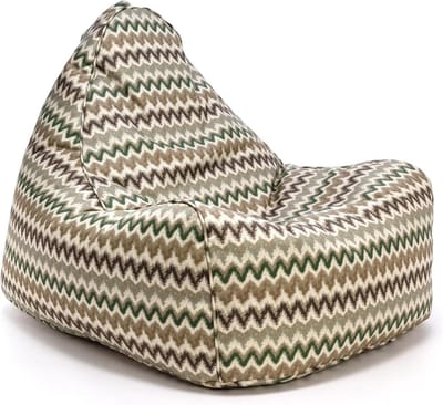 Zitzak Outdoor - Poef Zitzak - Ontspannen Buiten - Waterafstotende Stof - 70 x 85 x 70 cm - Groen
