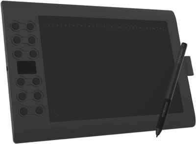 YOR® Digitaal Notitieblok - 10 x 6,25- Grafische Tablet Met Tekenpen - Herbruikbare Notitieblok – Ewriter - Paper Tablet – Digitaal Tekenblok – Kladblok – Kantoorbenodigdheden - Zwart - 36cm x 24cm x 1cm