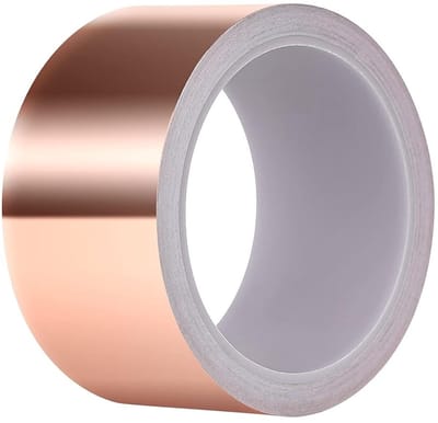 Allecto - Koperfolie Tape - Slakkenbescherming - 30 m - Effectieve Tuinbescherming - Plantenbedden - Tuingereedschap - Geschikt voor Tuinieren - 30...