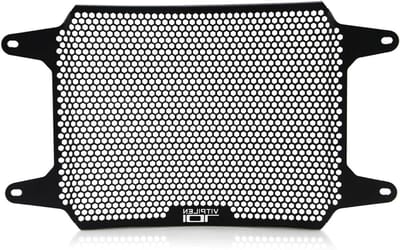 Motorfiets Radiatorbescherming - Frame Protector - Motor Onderhoud - Hoge Kwaliteit - 1 Set - Zwart/Zilver