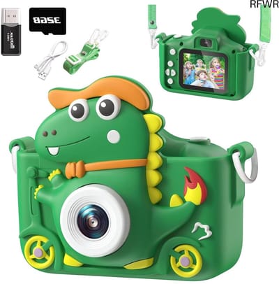 RFWR® Kindercamera met 2 inch display en 1080p video voor kinderen van 3 tot 12 jaar