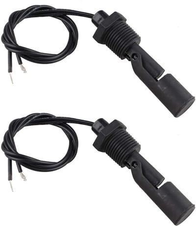 Store_8 - Waterniveausensoren - Float Switches voor Zijdemonteer - 2 Stuks - Betrouwbare niveausensor - Zwart - Waterniveau - Perfect voor waterbeh...