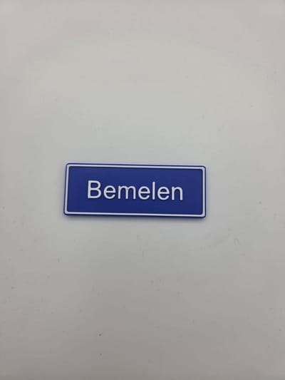 Koelkast Magneet plaatsnaam 8 X 3 CM Bemelen