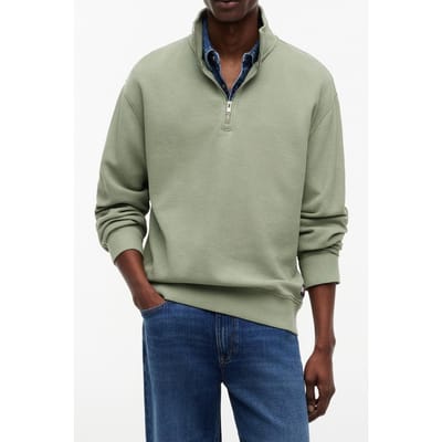 Tommy Hilfiger Relaxed Washed Waffle Knit Spring Olive Größe: S | Pullover Outlet | Herren | Grün