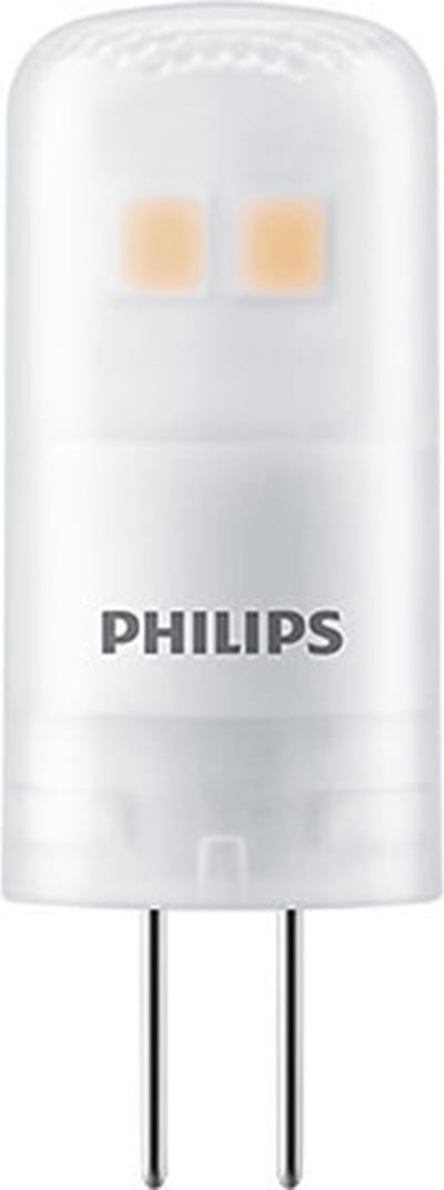 Philips LED Insteeklamp G4 1W = 10W - 12V - 115lm - 2700K Warm Wit - Mat