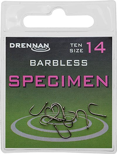 Drennan Specimen Haken | Barbless #16