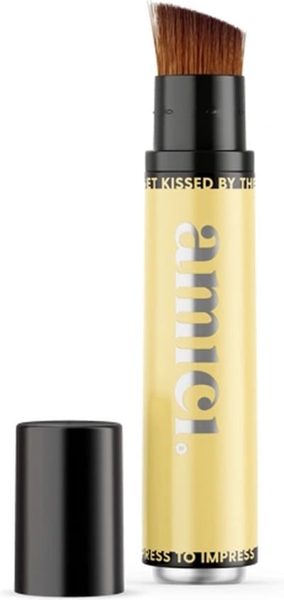 AMICI Cosmetics Refillable Brush Yummiest Yellow - Butter yellow - Zonnebrand - zonnebrand baby - zonnebrand kinderen - zonnebrand crème gezicht