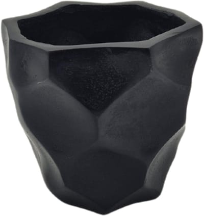 Deco4yourhome® - Pot - Vierkant - Square - Metaal - Zwart