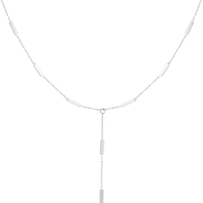 Yehwang - Zilveren Ketting Met Tubes - Zilver - Sieraad - Sieraden - Cadeau - Cadeautip - Feestdagen