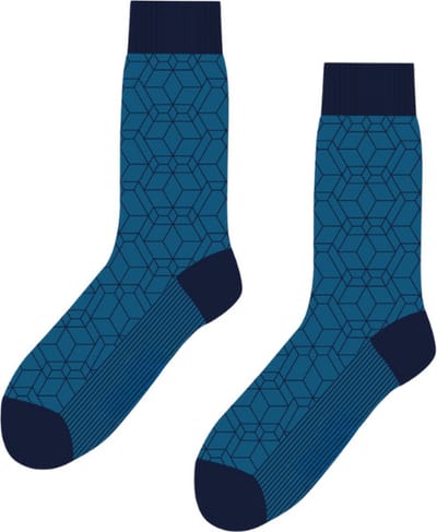 SQOTTON® - Naadloze sokken - Grafisch - Maat 36-40
