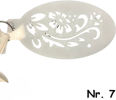 Schminksjabloon - organic (nr. 7) - 12cm