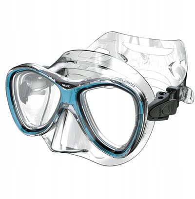 SEAC Capri Duikmasker - Transparant Siliconen, Lichtblauw