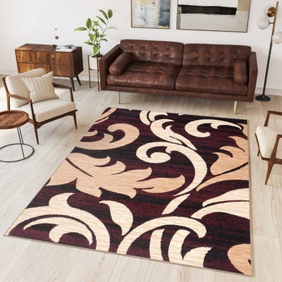 Tapiso Dream Vloerkleed Beige Bruin Modern Woonkamer Tapijt Maat- 250x350