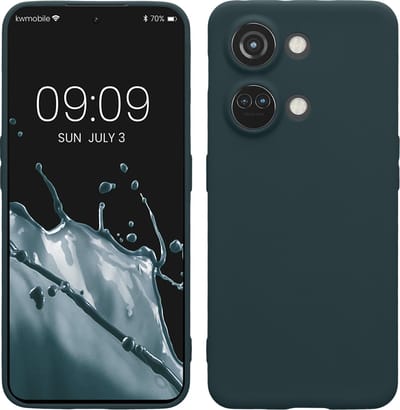 kwmobile telefoonhoesje geschikt voor OnePlus Nord 3 5G - Hoesje voor smartphone - Precisie camera uitsnede - In leisteen
