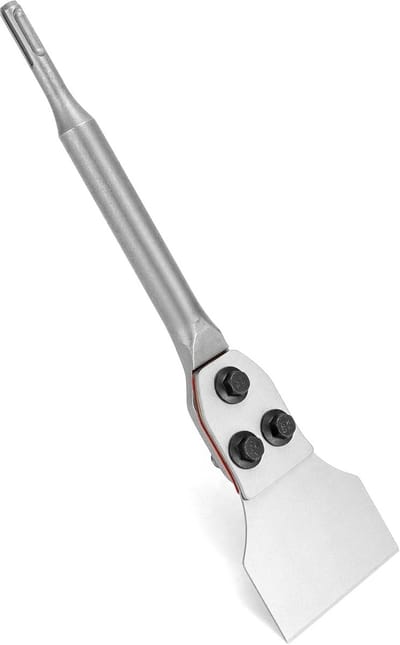 SDS Beitels - Tegelstripper - Vloeren Verwijderen - Hoge Hardheid - 300 x 75 mm - Zilver