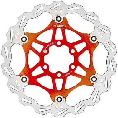 Clarks Lightweight Disc-Rotor remschijven oranje Diameter 180 mm