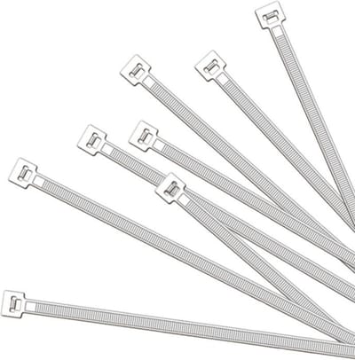 ProPlus Kabelbinderset - 200 x 3,5 mm - 100 stuks - Wit - Hoge treksterkte - Weerbestendig