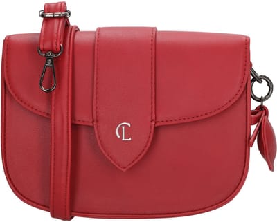 Charm London Castle Hill Crossbodytas - Schoudertas - Schouderband - Overslag - Ritssluiting - Rood