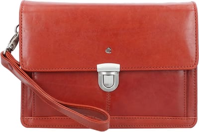 Esquire Polstas Utensil zak Toscana Wristlet Bag Brown Bruine