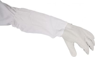 HPC Wespen-Imkerhandschoen - Met elastiek - Nr. 10 - Maat L - Leder - Wit