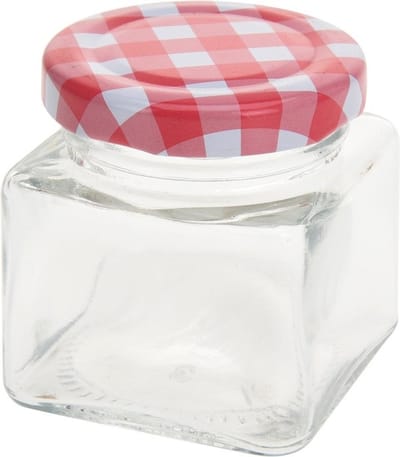Excellent Houseware Inmaak/weckpotjes - 75 ml - 8x stuks - met draaideksel - mini potjes