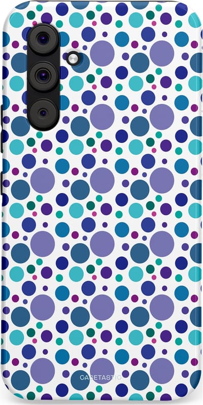 Casetastic Hoesje Geschikt voor Samsung A54 (5G) - Stijlvolle Beschermende Duo-layer Case - Bubble blauw