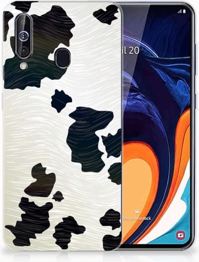 Samsung Galaxy A60 TPU Hoesje Koeienvlekken