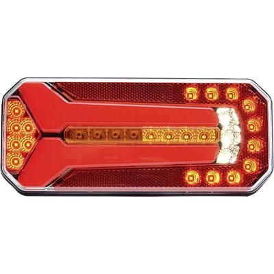 WAS Aanhangerachterlicht Open kabeleinden Knipperlicht, Remlicht, Achterlicht, Achteruitrijlicht, Mistachterlicht, Kentekenverlichting Achter, Links, Rechts 12