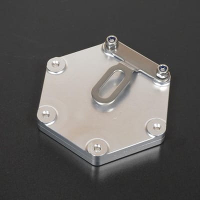 steun alu vignet verzekering zeshoekig argent mad pour moto scooter quad neuf