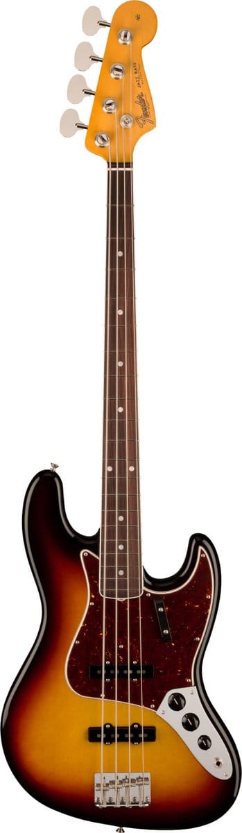 Fender American Vintage II 1966 Jazz Bass RW 3-Color Sunburst - Elektrische basgitaar