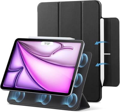 ESR Rebound Magnetic Hoes Geschikt voor Apple iPad Air 13 (2024/2025/2026) Zwart