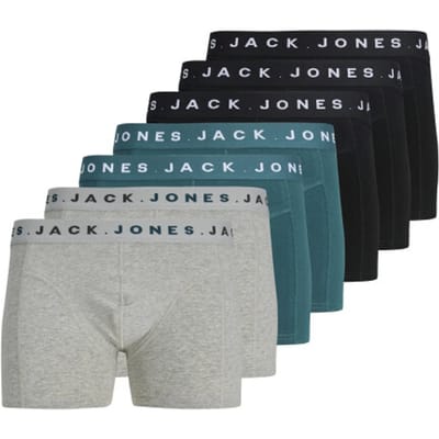 JACK&JONES ADDITIONALS - JACBENNETT SOLID TRUNKS 7 PACK Heren Onderbroek