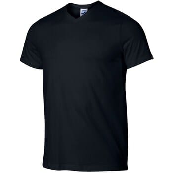 Joma Versalles Short Sleeve Tee 101740-100, Mannen, Zwart, T-shirt, maat: XXL