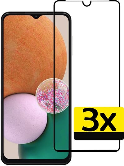 Screenprotector - Geschikt voor Samsung Galaxy A13 5G - 3 Stuks - Full Cover - Beschermglas - Gehard Glas - Tempered Glass - Screen Protector