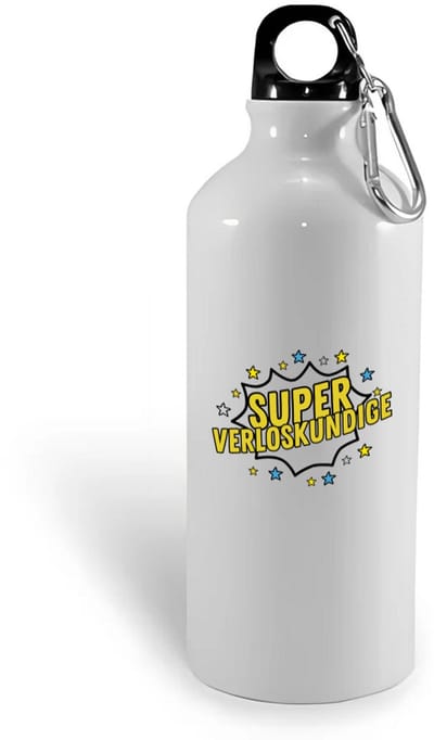 Hacebo® - Super verloskundige waterfles - Verloskundige - dokter - werk - afscheidscadeau - verjaardagscadeau - kado - water fles - 400ML