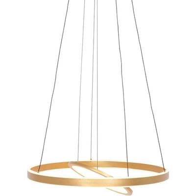 Steinhauer - hanglamp - Ringlux - goud - glas metaal - Ø 60cm - LED - 3514GO