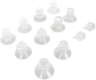 Dailygoods- Borstpomp Flens Inserts - 10 stuks - Siliconen Flens - Duckbill Ventiel - 13mm/15mm/17mm/19mm/21mm - Draagbaar - Borstkolf
