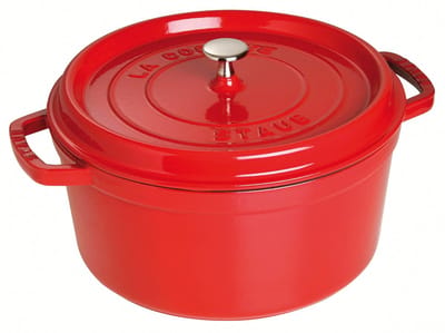 Staub Braadpan / Cocotte - Kersenrood - ø 30 cm / 8.35 liter
