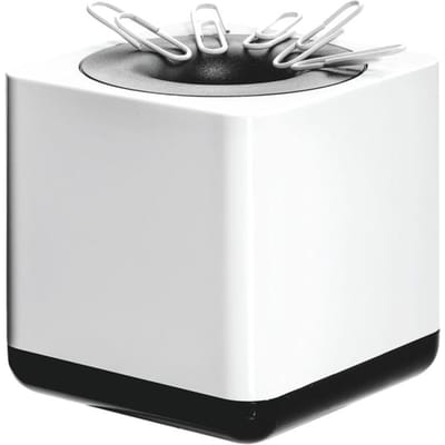 HAN papercliphouder - i-LINE - wit/zwart - magnetisch met rubberen afwerking - HA-17652-32