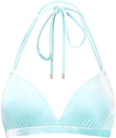 Beachlife padded wired bikini top in de kleur blauw.