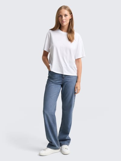 Tom Tailor Denim - TTELIN STRAIGHT jeans - Maat 25/32 - Tinted Blue Denim