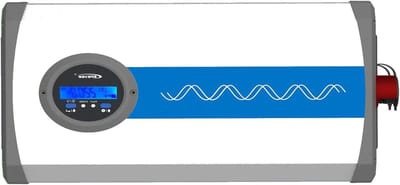 Zuivere Sinus Omvormer - Spanningsomvormer Inverter - Off-grid Stroomvoorziening - Lithium Batterij Compatibel - 5000W 48V - Wit/Blauw