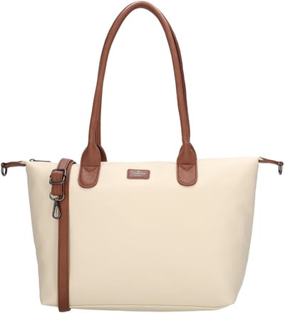 Charm London Buckingham Palace Shopper - Schoudertas - Crossbodytas - Kunstleer - Vegan Leer - Beige