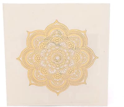 Metalen sticker Mandala goud