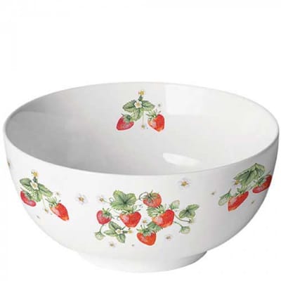 Ambiente - Schaaltje - Bowl - Strawberries - porselein