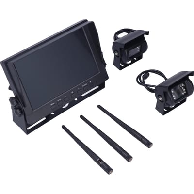 Écran LCD 8 pouces de recul pour angle mort, ensemble caméra de vue latérale, vision nocturne, étanche IP68 pour camions, remorques