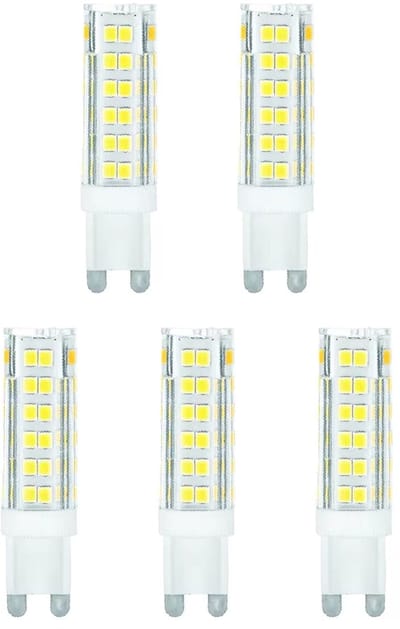 Avide G9 LED Insteeklamp 4.2W 220-240V - 4000K - 450lm - LED Lampjes Insteek - Wit licht - Vervangt 39W lamp - 5 stuks
