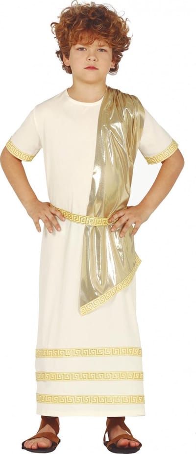Fiestas Guirca Verkleedpak Romeins Polyester Beige Mt 5-6 Jaar