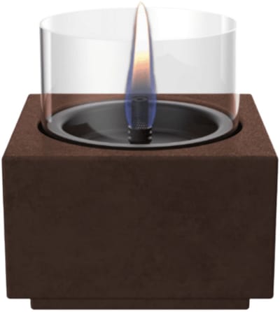 Tenderflame Erica Tafelhaard - Bruin - Sfeerhaard Binnen - Tenderfuel - Bio-Ethanol Alternatief - Rookvrij, veilig, schoon en geurarm